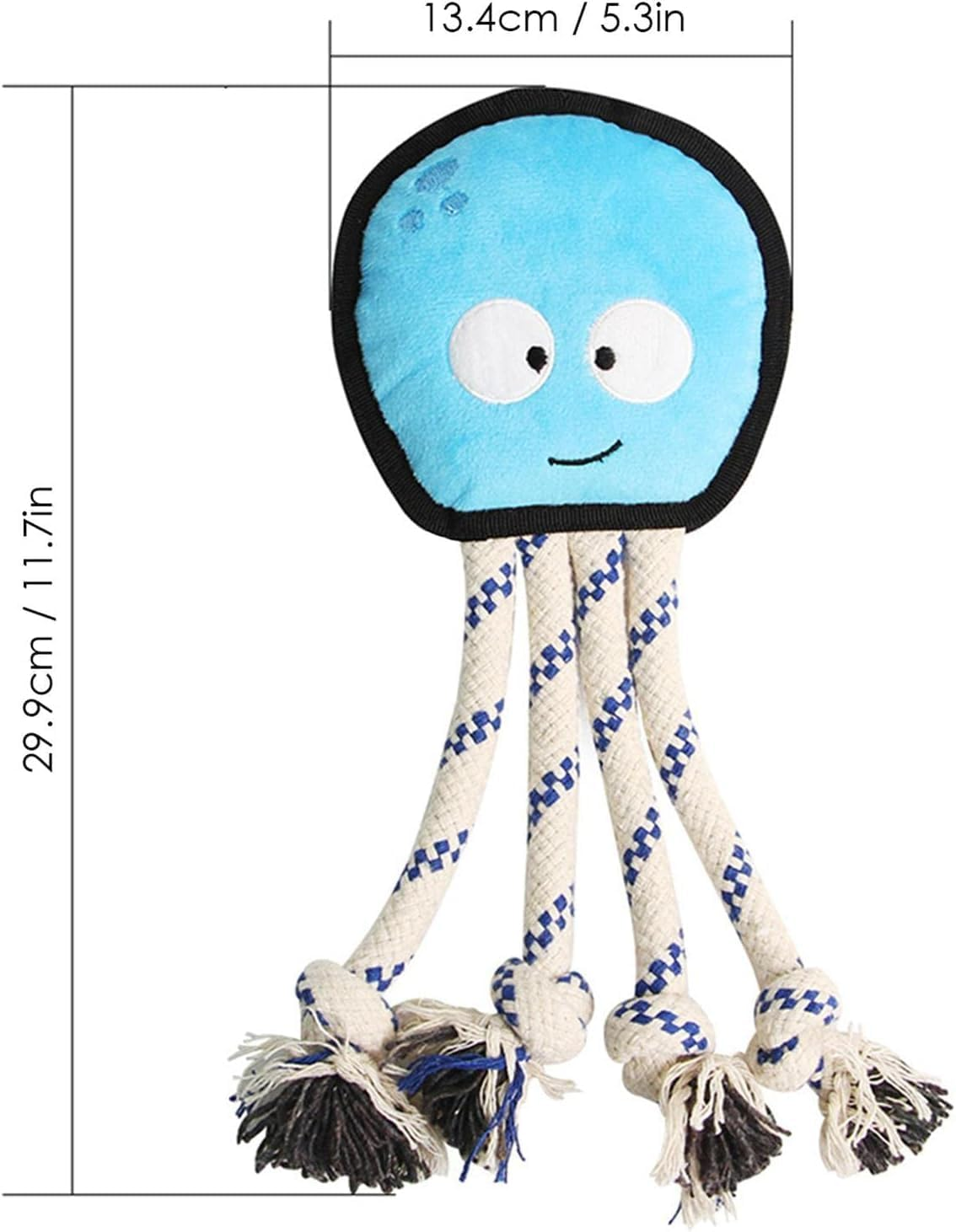 Stuffed Octopus Dog Toy, Dog Rope Toys, Puppy Grinding Teething Chew Toys, Tug of War Toys for Puppy, Durable Chew Toys for Boredom, Dog Chew Toys for Puppy Small Dogs image number 5