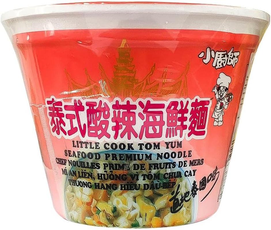 Little Cook Cup Noodles Soup Instant Noodle Bowl Mushroom Vegetarian Quick Meal Premium Veggie Noodle for Busy Lifestyles 150G 12Bowl/Ctn image number 5