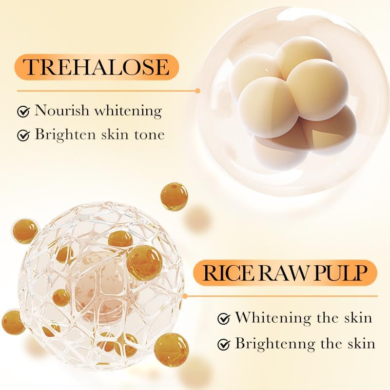 A Set of Rice Plasma Brightening and Repairing Freeze-Dried Powder to Nourish and Repair Deeply Cleansed Skin