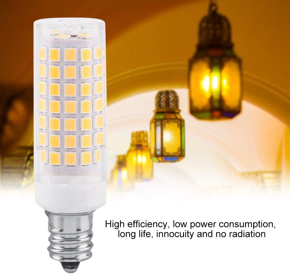 Haofy LED Corn Bulb 6W E12 Base 360&deg; Beam Angle Corn Light 88 SMD LED 630LM for Cabinet Shelf Lighting for Indoor Home Office Decorative Accent Fixtures (E12) image number 5