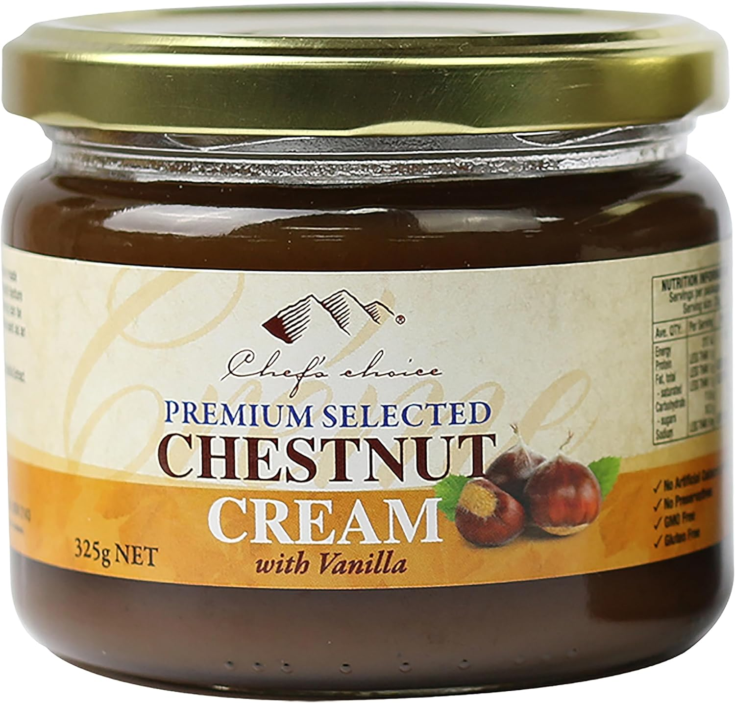 Chef'S Choice Chestnut Cream Vanilla 325G image number 2