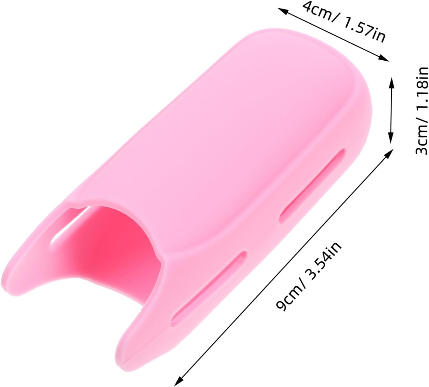 Mikinona Silicone Hair Iron Cover Sleeve for Curling Irons and Straighteners Pink Heat Resistant Mat for Hair Styling Tools Non-Slip Protector Travel Friendly Design image number 3