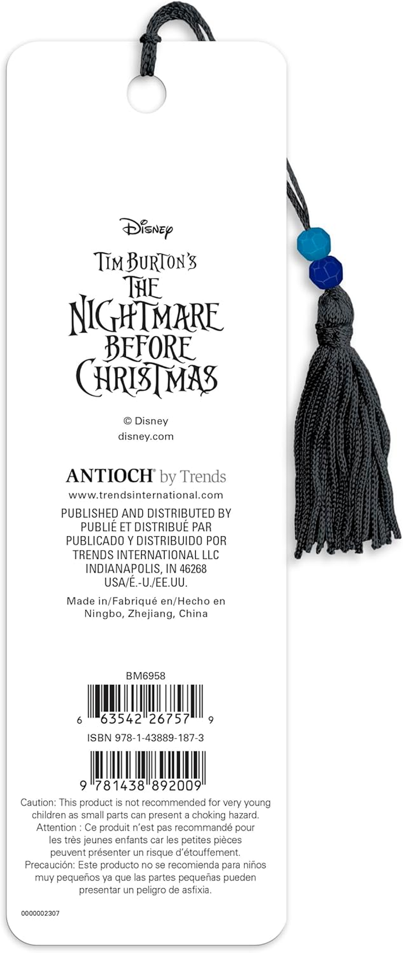 Disney the Nightmare before Christmas Premier Bookmark Stationery image number 2