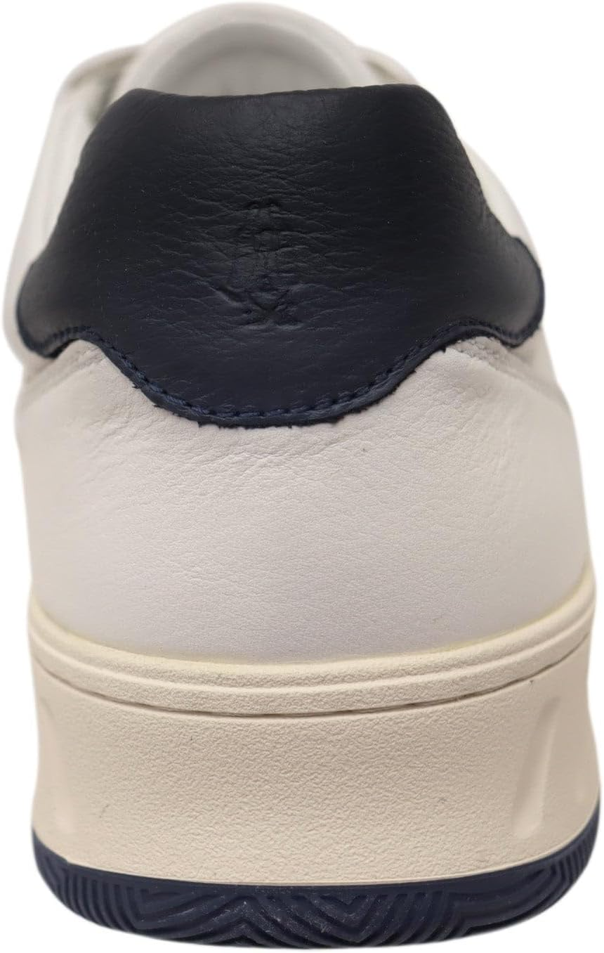 Hush Puppies Mens Swing off White/Navy Casual Sneaker 8 Dress Shoes