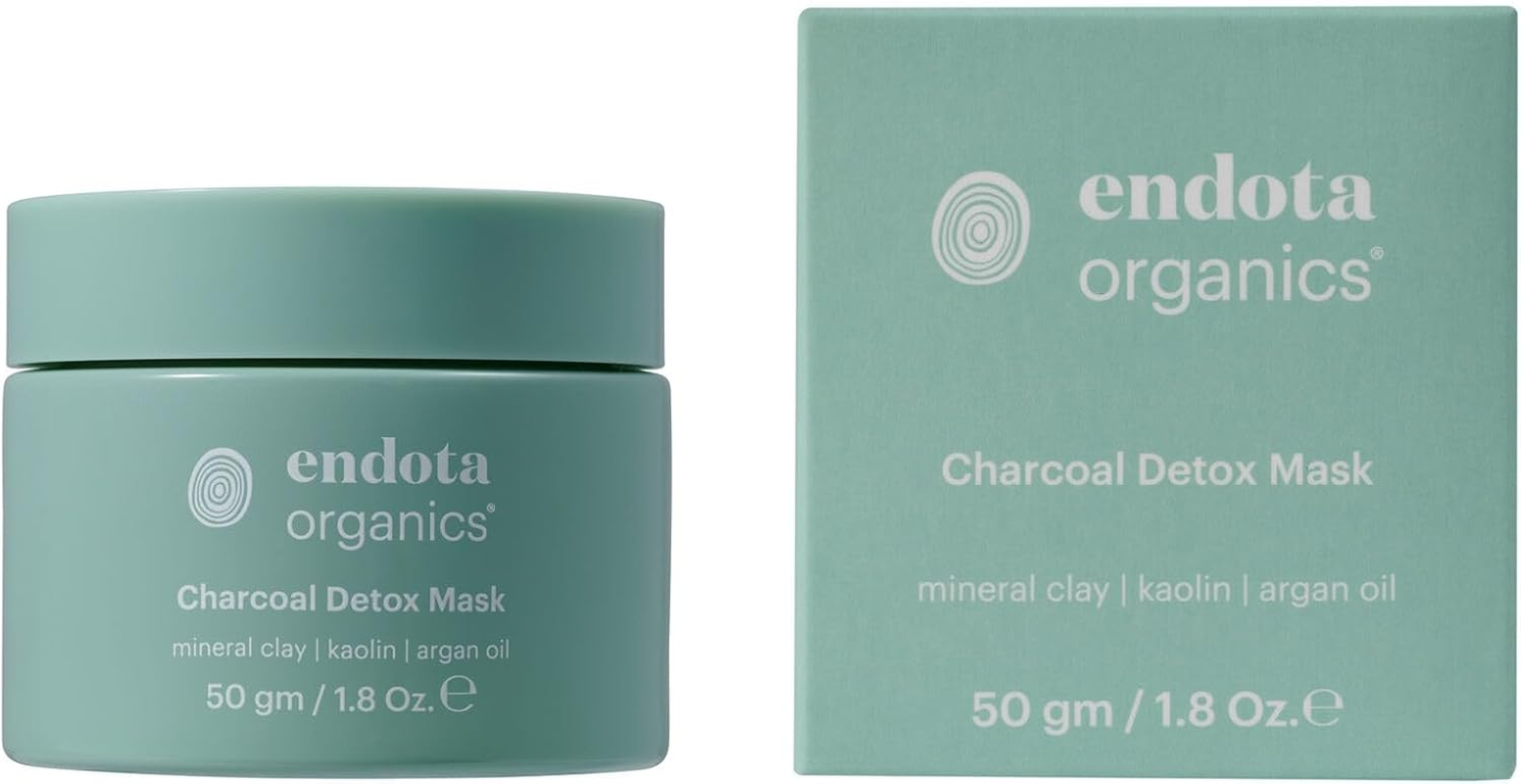 Endota Organics Charcoal Detox Mask 50 G, Detoxify and Revitalise Your Skin with This Ph-Balanced Charcoal Mask. image number 3