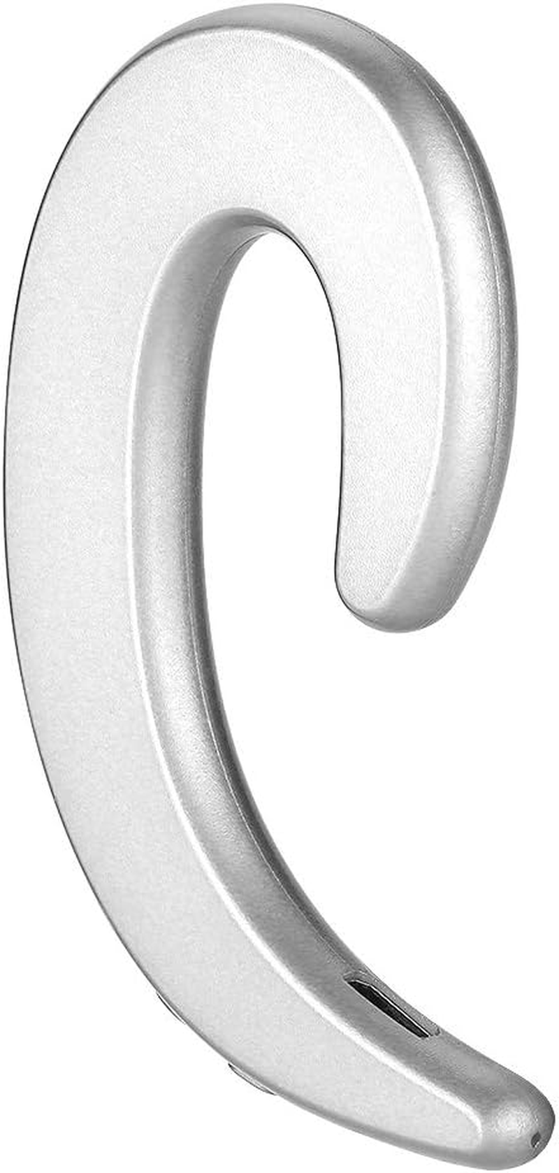 Ciglow Bluetooth Headphone, Wireless Hands Free Ear Hook Headset Painless Bone Conduction Earphone Waterproof Ergonomic Design Headset(Silver)