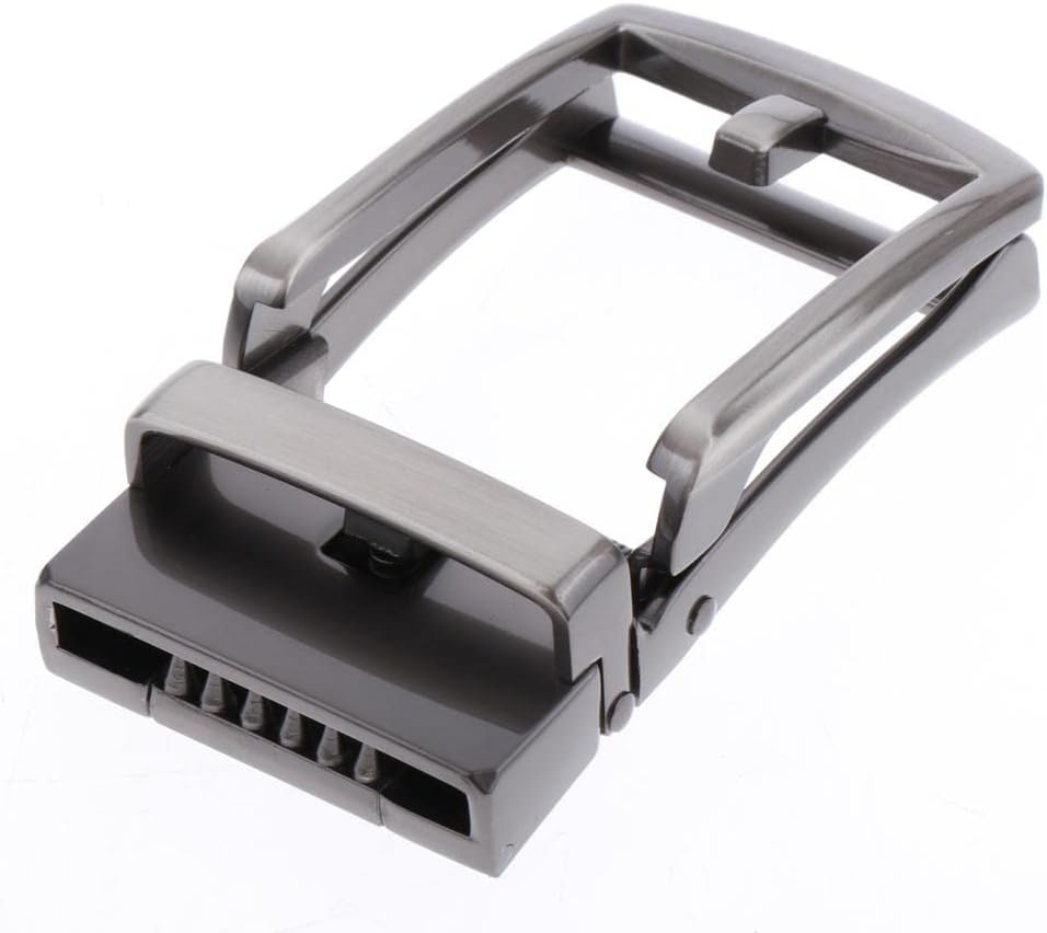NC Premium Automatic Belt Buckle Replacement Ratchet Belt Slide Belt Accessory - Gunmetal Gray, 8X4X2Cm image number 6