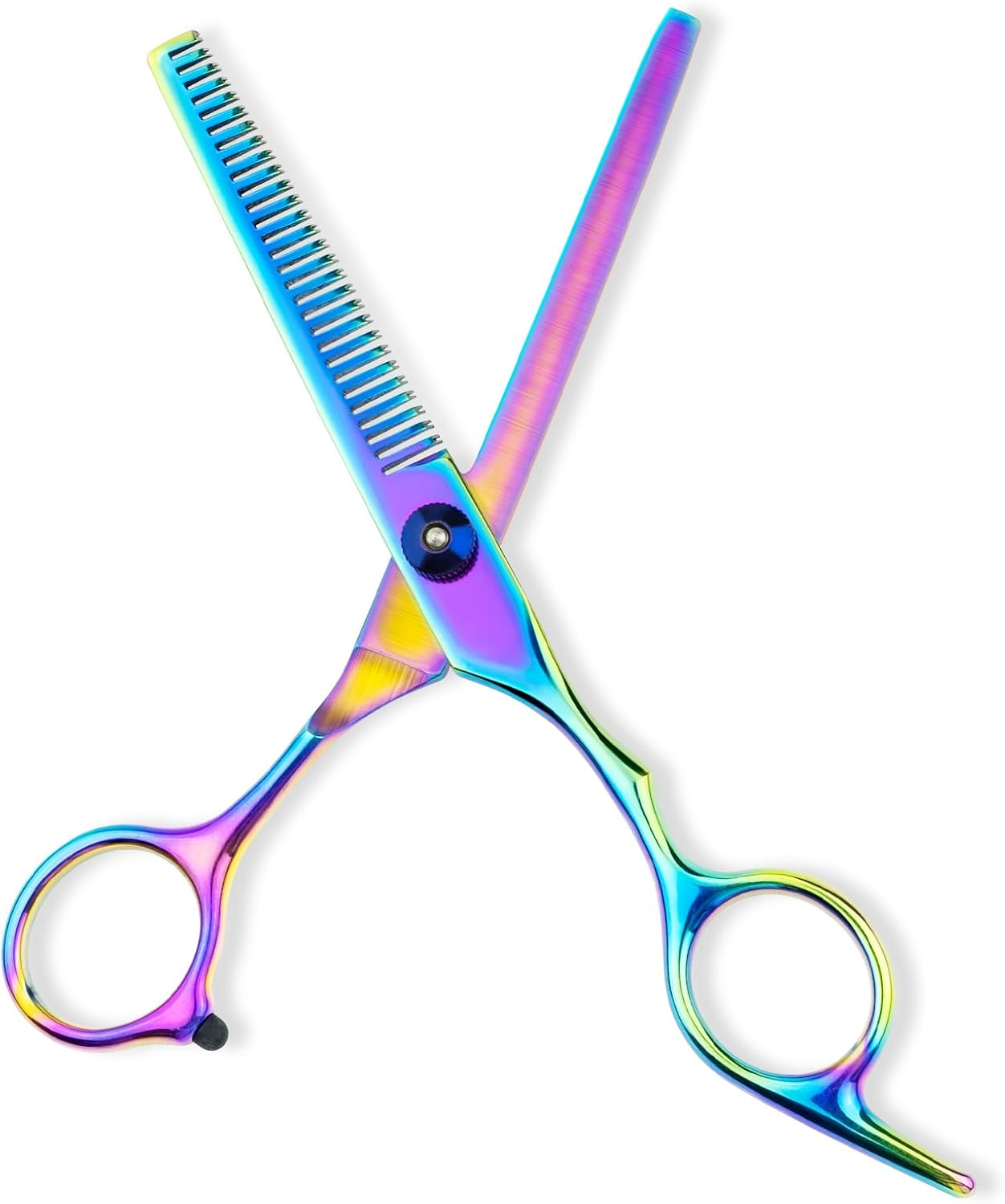 Professional Hairdressing Scissors, Modelling Scissors, 6.7 Inch Stainless Steel Hair Scissors, Professional Thinning Scissors with Extremely Sharp Leaves, Thinning Scissors Hairdresser for Unisex, image number 2