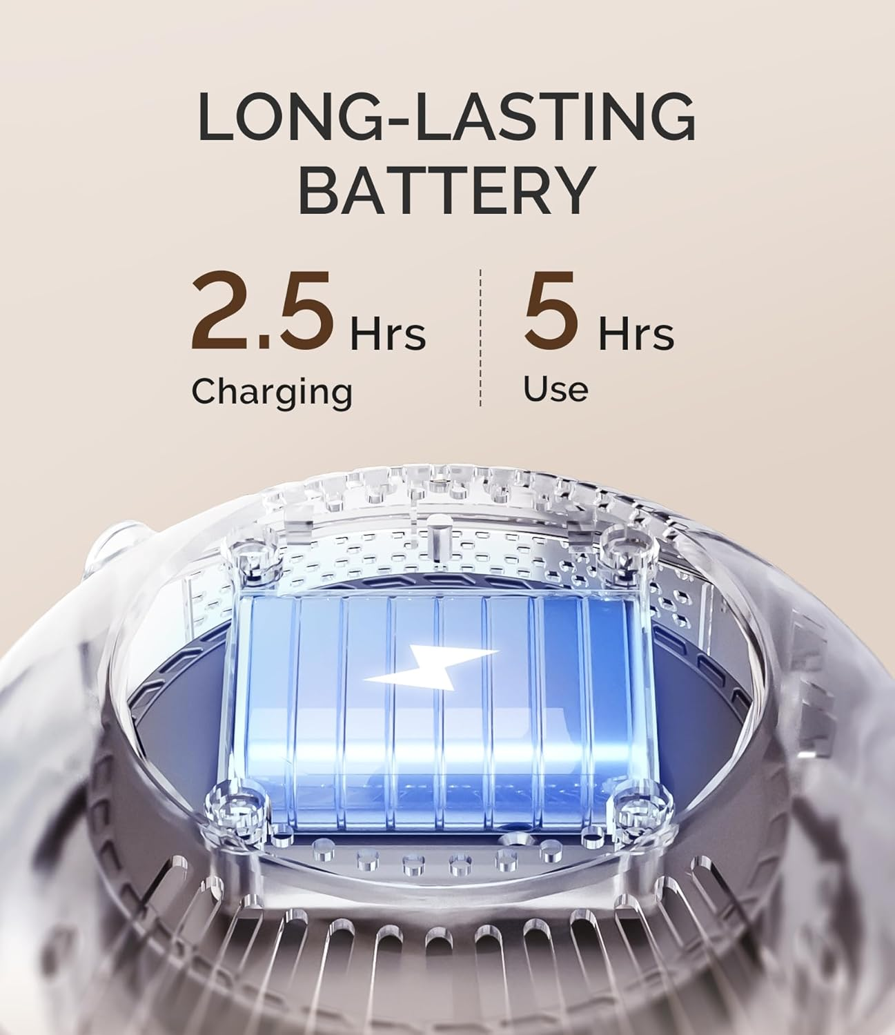 Melodysusie Cordless Nail Dust Collector,Compact Rechargeable Vacuum Fan with Reusable Filter,Spror Powerful Dust Suction Machine for Acrylic Gel Polish Manicure Pedicure at Salon&Home,Pink image number 6