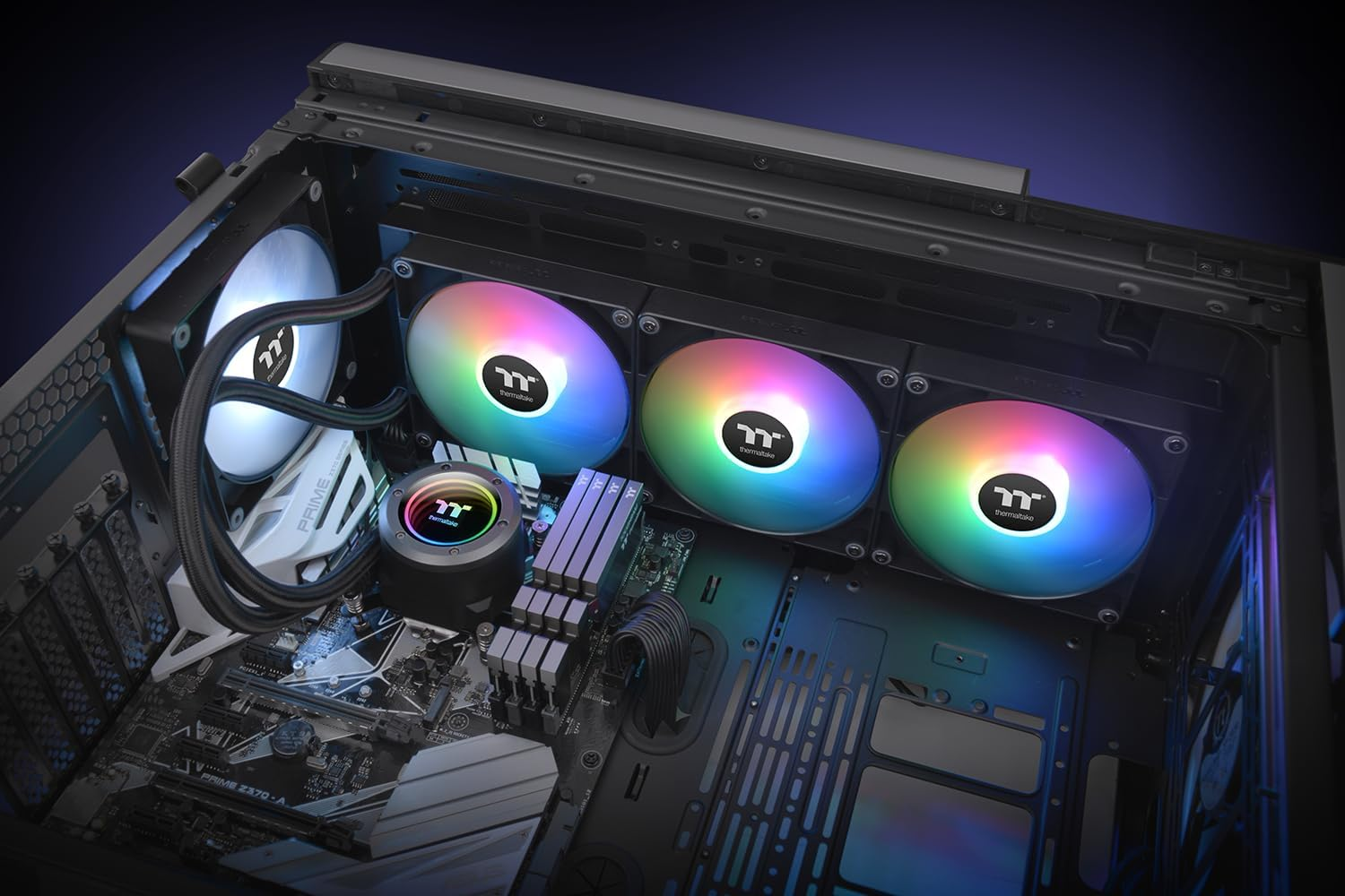 Thermaltake TH420 V2 ARGB Sync Edition AIO Liquid CPU Cooler, CL-W376-PL14SW-A image number 4