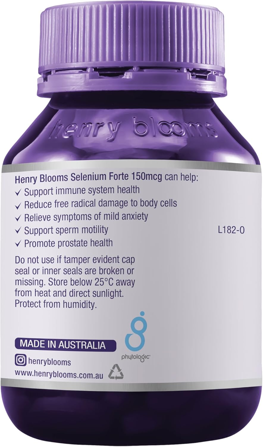 Henry Blooms 150 Mcg Selenium Forte 90 Capsules