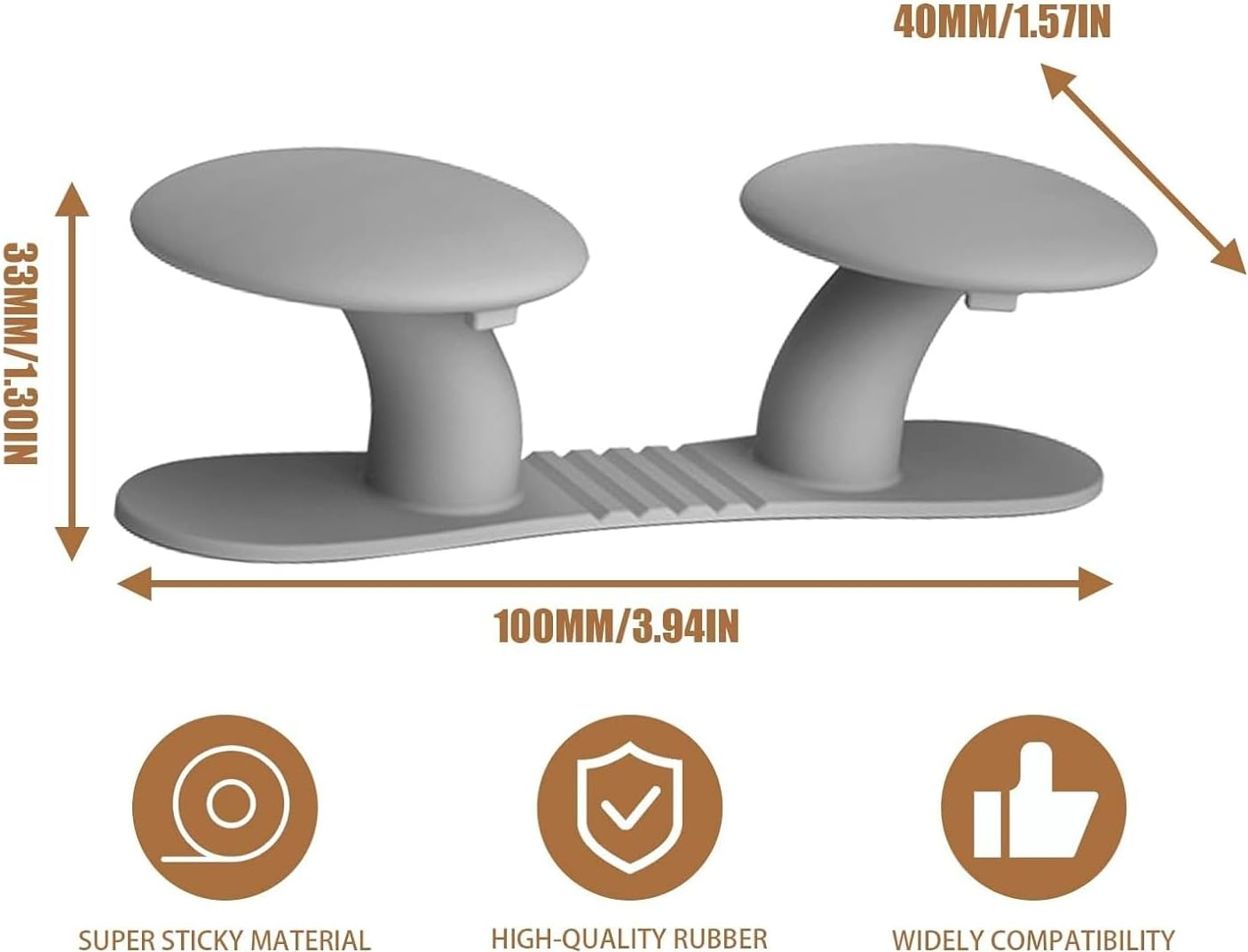 6 Pack Cord Organizer for Appliances, Cord Holder Cord Wrap Cable Organizer Stick on Flat or round Surface Multifunctional Adhesive Hooks for Small Kitchen Appliances, Blenders, Coffee Maker (6Colors)