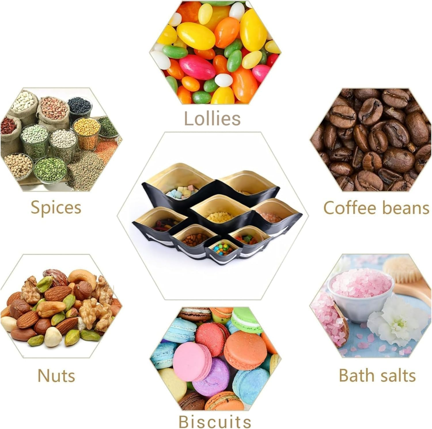 100/50 Pcs Resealable Bags Stand up Black Kraft Paper Bags with Matte Window, Zip Lock Food Storage Bags for Packaging Products, Reusable, Sealable (Black/50Pcs, 10X15Cm)