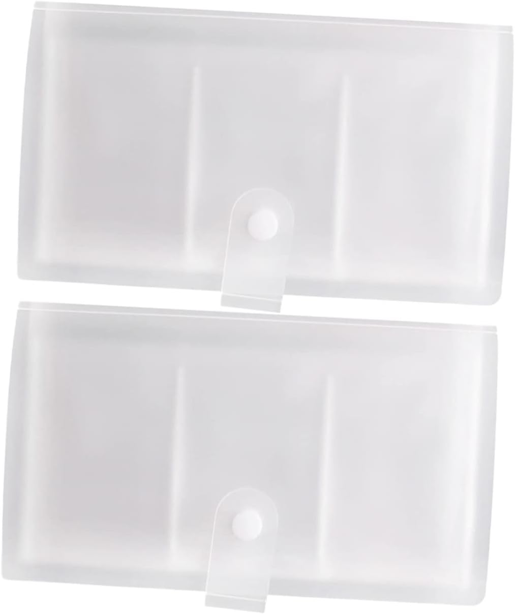 2Pcs Transparent Photo Album Book Multi Functional Card Storage for Tickets Photos Postcards Card Capacity Keepsakes Organizer for Memories and Special Moments image number 2