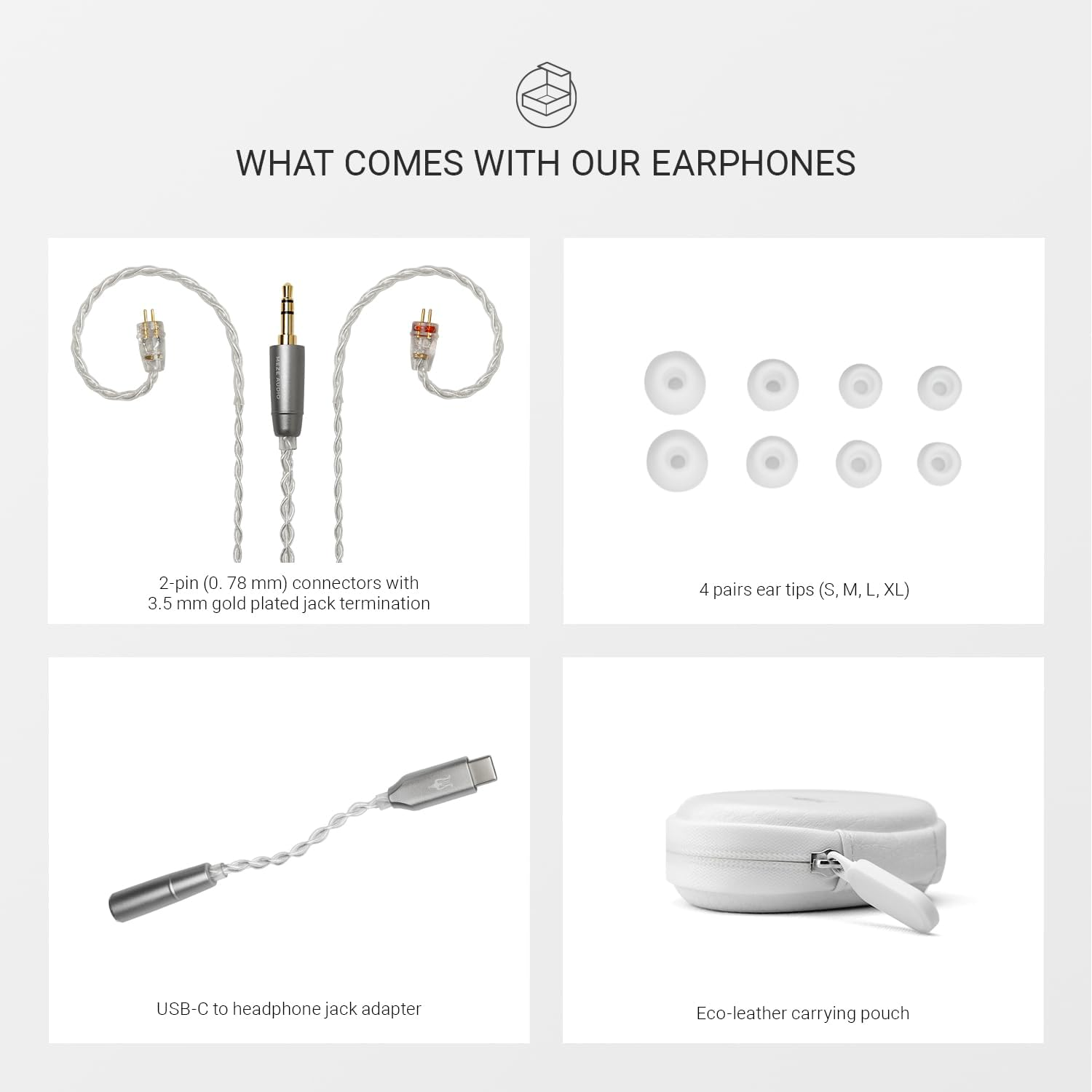 MEZE AUDIO Alba | Wired In-Ear Monitor Headphones for Audiophiles | USB-C Adapter Included | Widely Compatible | Noise Isolating | Ergonomic Metal Chassis image number 4