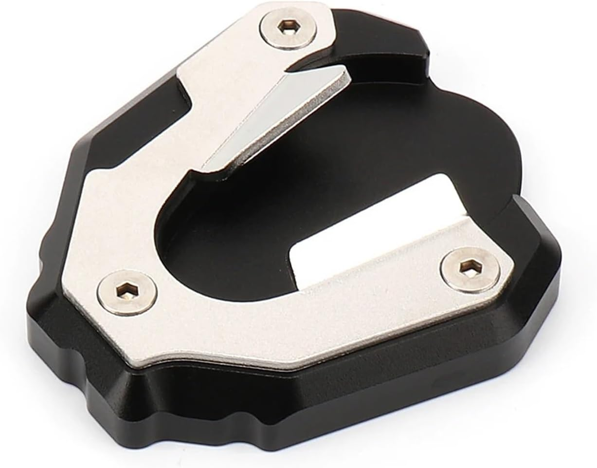 MKDRSRU Fit for Tiger 1200 GT Pro for TIGER 1200 GT Explorer 2023 2024 Motorcycle Kickstand Foot Side Stand Extension Pad Support Plate(Black)