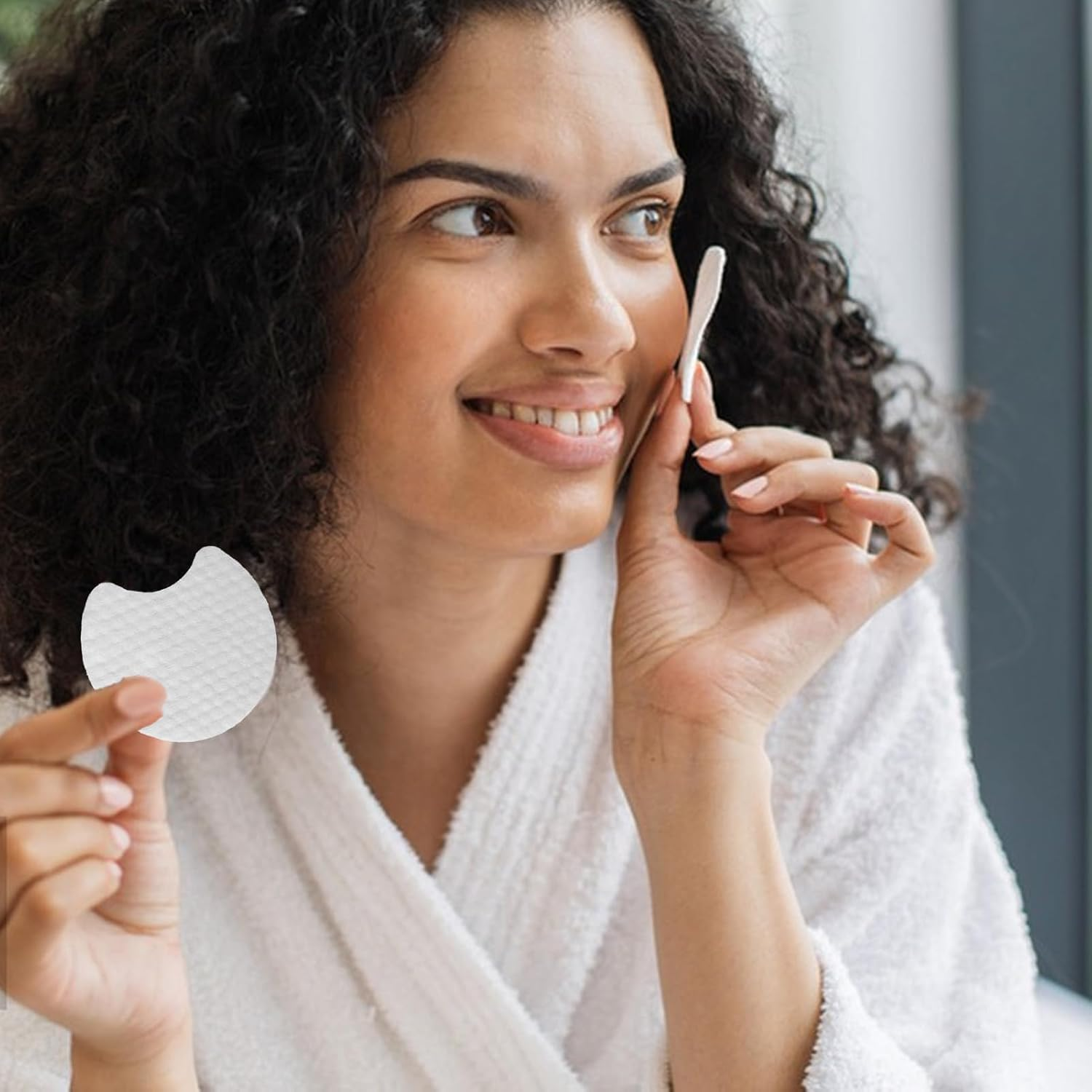 Cotton Pads for Face - Cotton Rounds for Face,Facial Tool Natural Soft Rounds for All Skin Types Home Travel Women Girls image number 6