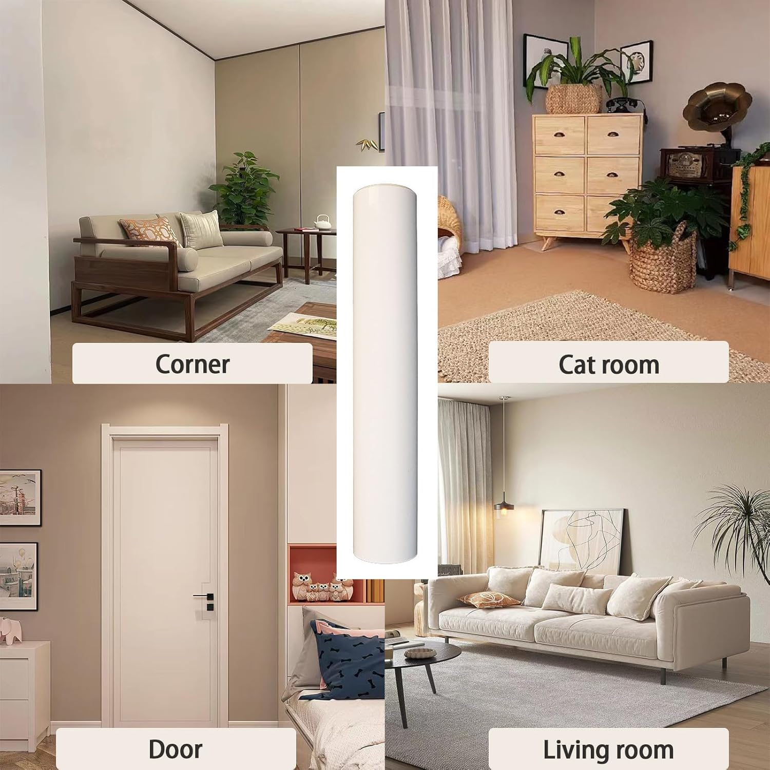 SHAPEPOTY 2 X Anti-Scratch Cat Sofa Cover Protector Anti-Scratch Transparent Sofa Protector Protect Sofa from Cat Scratches - Easy to Use image number 6