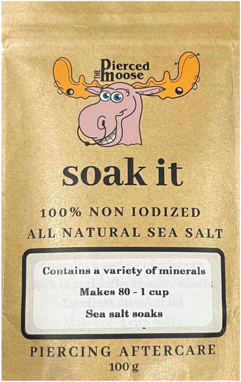 Soak It Piercing Aftercare 100% Non Iodized Natural Sea Salt