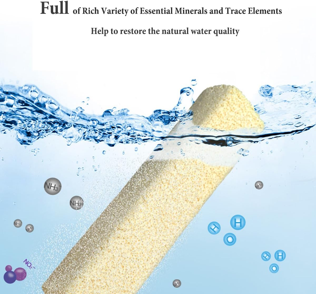 20Pcs Long Aquarium Ceramic Bio Filter Media Fish Tank Filter Media for Freshwater and Marine Fish Tank Sump Canister Pond Filter, Vast Surface Area image number 3