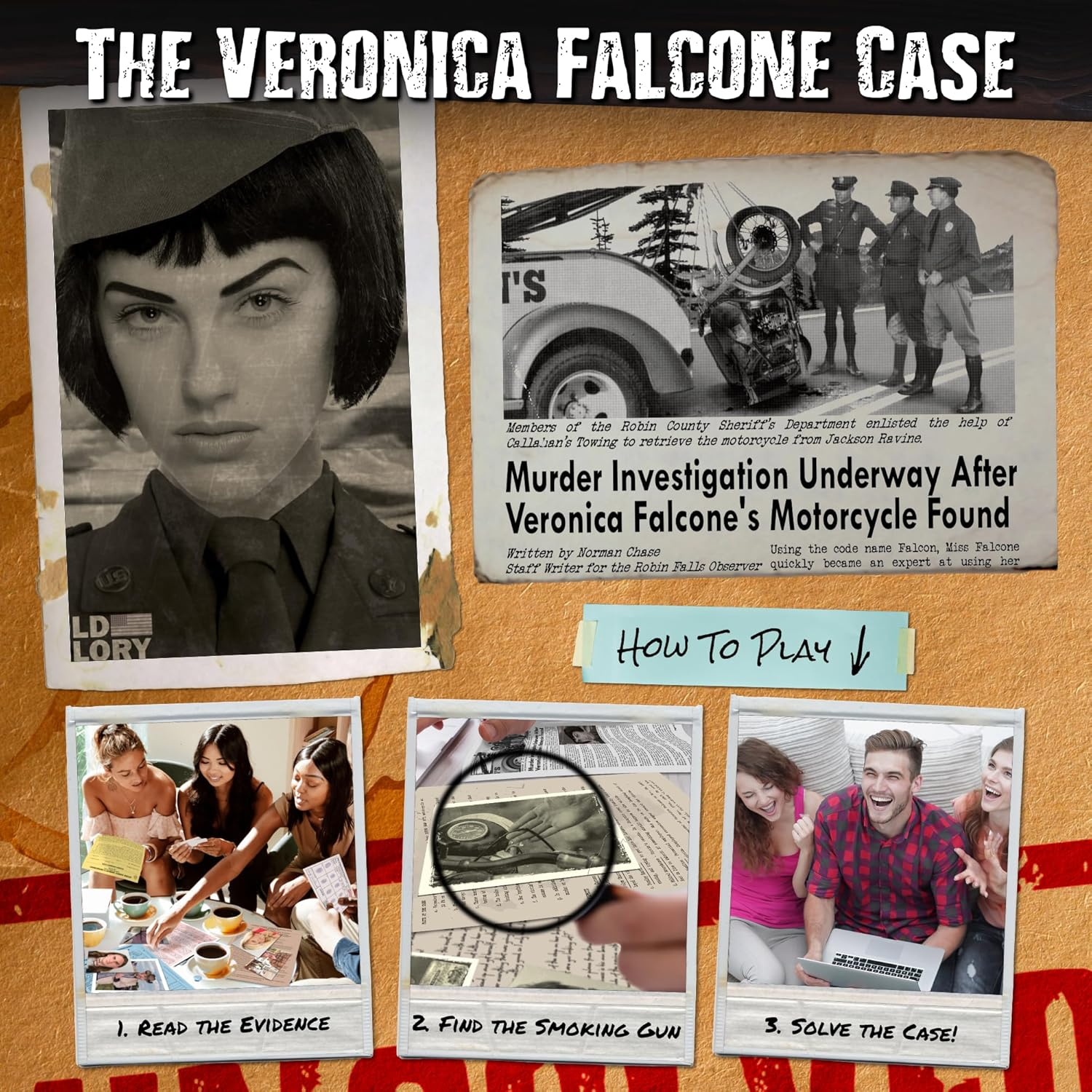 Unsolved CASE Files | Falcone, Veronica - Cold Case Murder Mystery Game | Can You Solve the Crime? image number 1