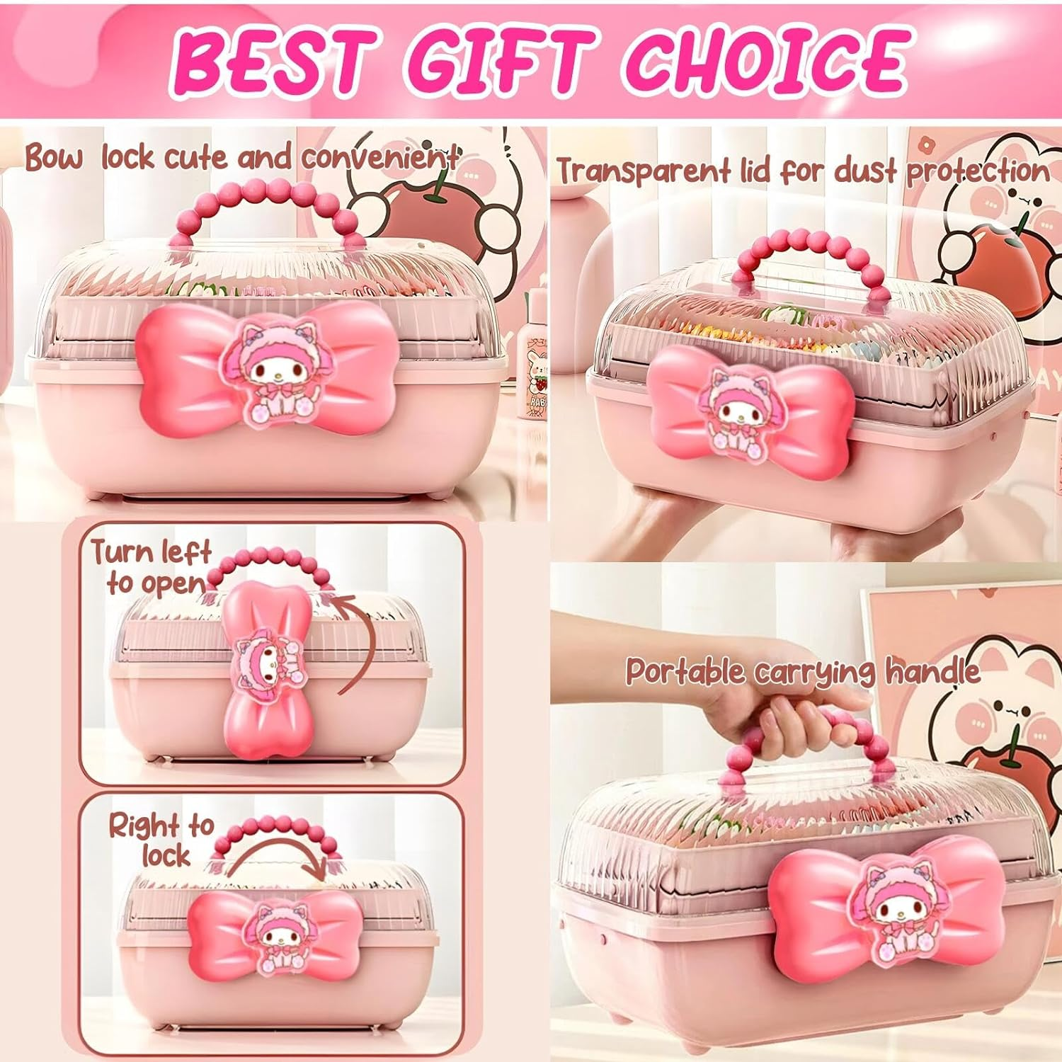 Jimcii Bow Nano Tape Bubble Kit for Kids with Box, Nano Tape Squishy Maker Kit, Nano Bubble Tape Kit, Nano Tape Bubbles image number 5