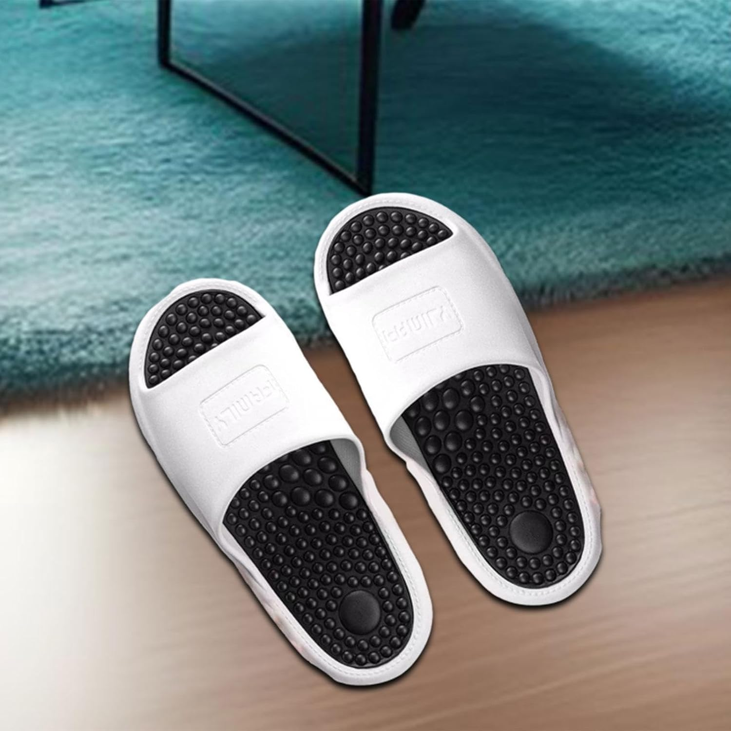 Thick Sole Massage Slippers for Gym, Bathroom, Pool, Indoor and Outdoor image number 1