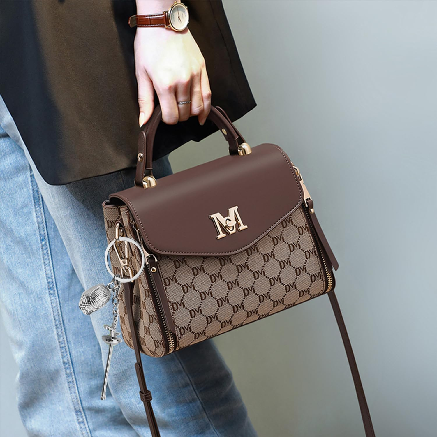 Taicols Fencing Keychain,3 Souvenir Backpack Hanging Adorns Delicate Key Chain Sword Rings Sports Ring Bag Decor Keepsake Pendant Decoration Chains Sport Metal Lovers Collectible Keychains Keyring image number 4