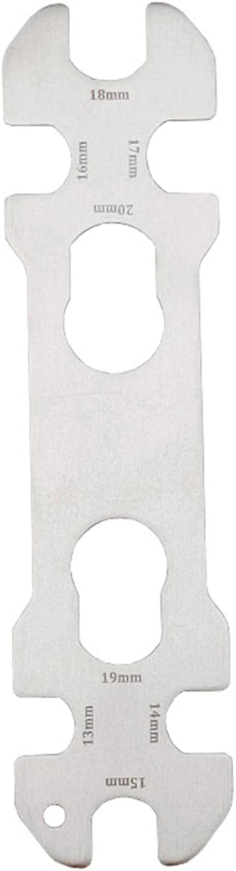 Aternee Bike Hub Wrench 13/14/15/16/17/18/19/20Mm Spanner Multi-Size Cone Wrench Bicycle Repair Tool for Road Bikes image number 2