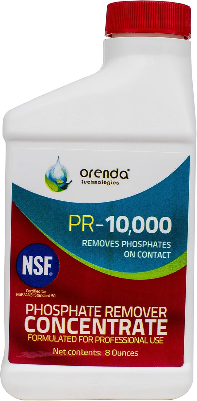 Orenda PR-10000 Removes Phosphates on Contact, Pool and Spa Phosphate Remover Concentrate, 1/2 Pint
