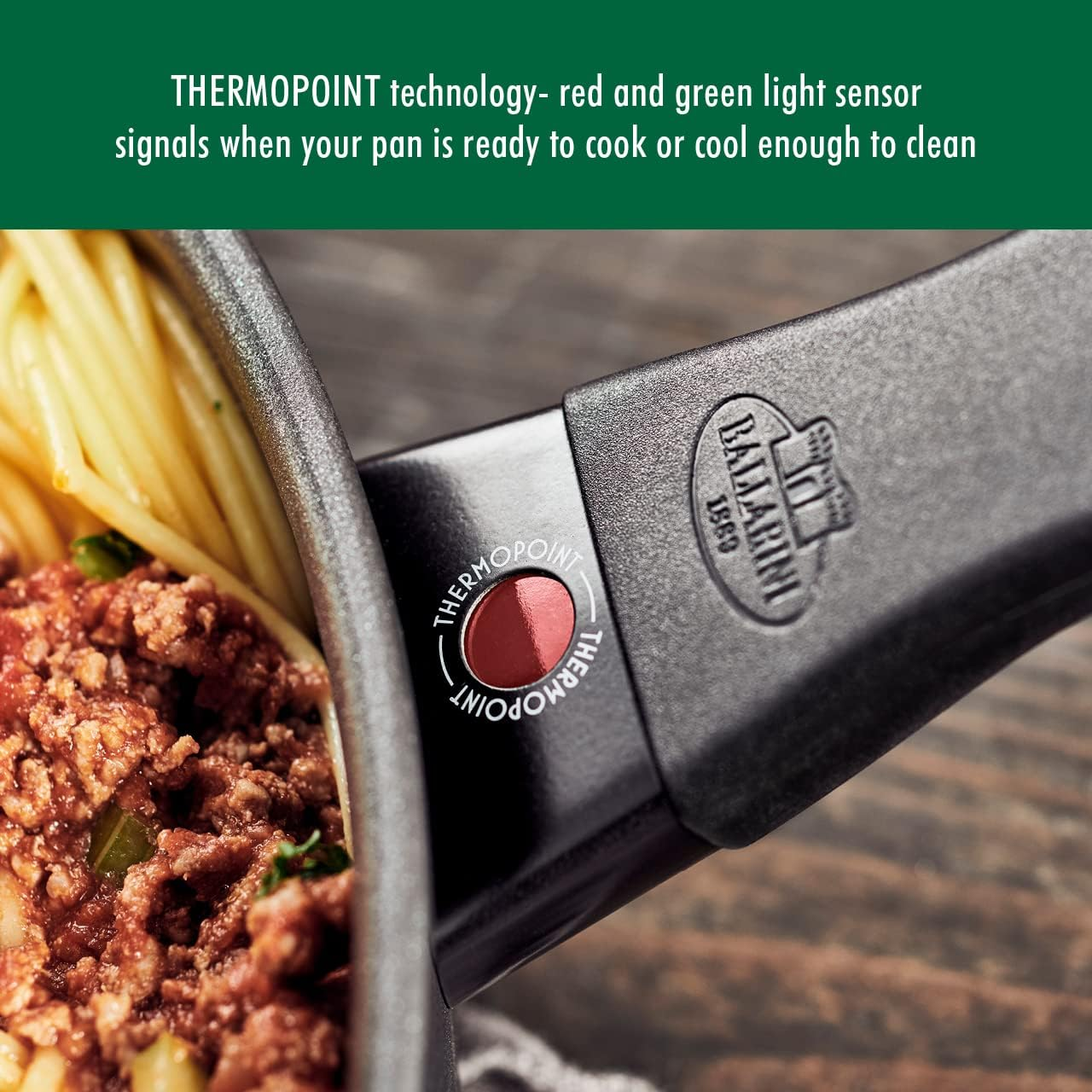 BALLARINI Parma by HENCKELS 2-Pc Nonstick Pot and Pan Set, Made in Italy, Set Includes 10-Inch and 12-Inch Fry Pan image number 1