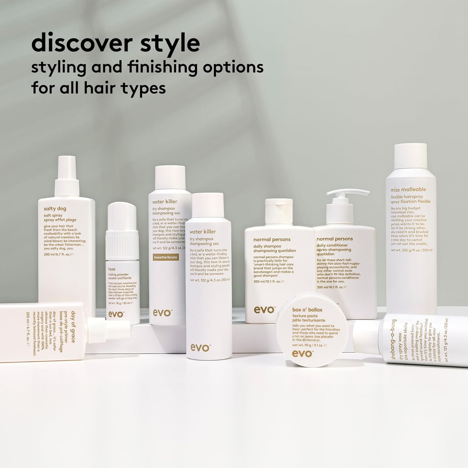 Evo Normal Persons Daily Care Shampoo & Conditioner - Refreshes & Balances Scalp, Reduces Frizz, Reinvigorates Scalp and Hair - 300Ml / 10.1 Fl Oz image number 3