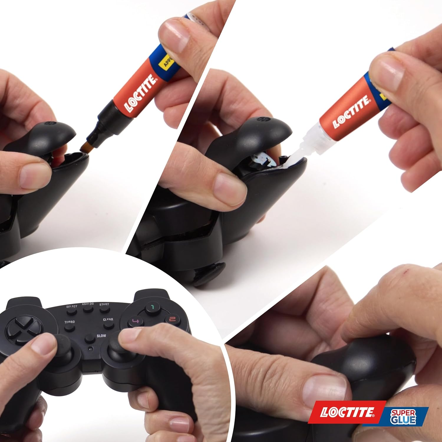 Loctite Super Glue All Plastics - Strong Super Glue for Plastic* - Transparent, Instant Set Plastic Adhesive with Dry Activator, 2 G Tube + 4 Ml Activator Pen image number 5