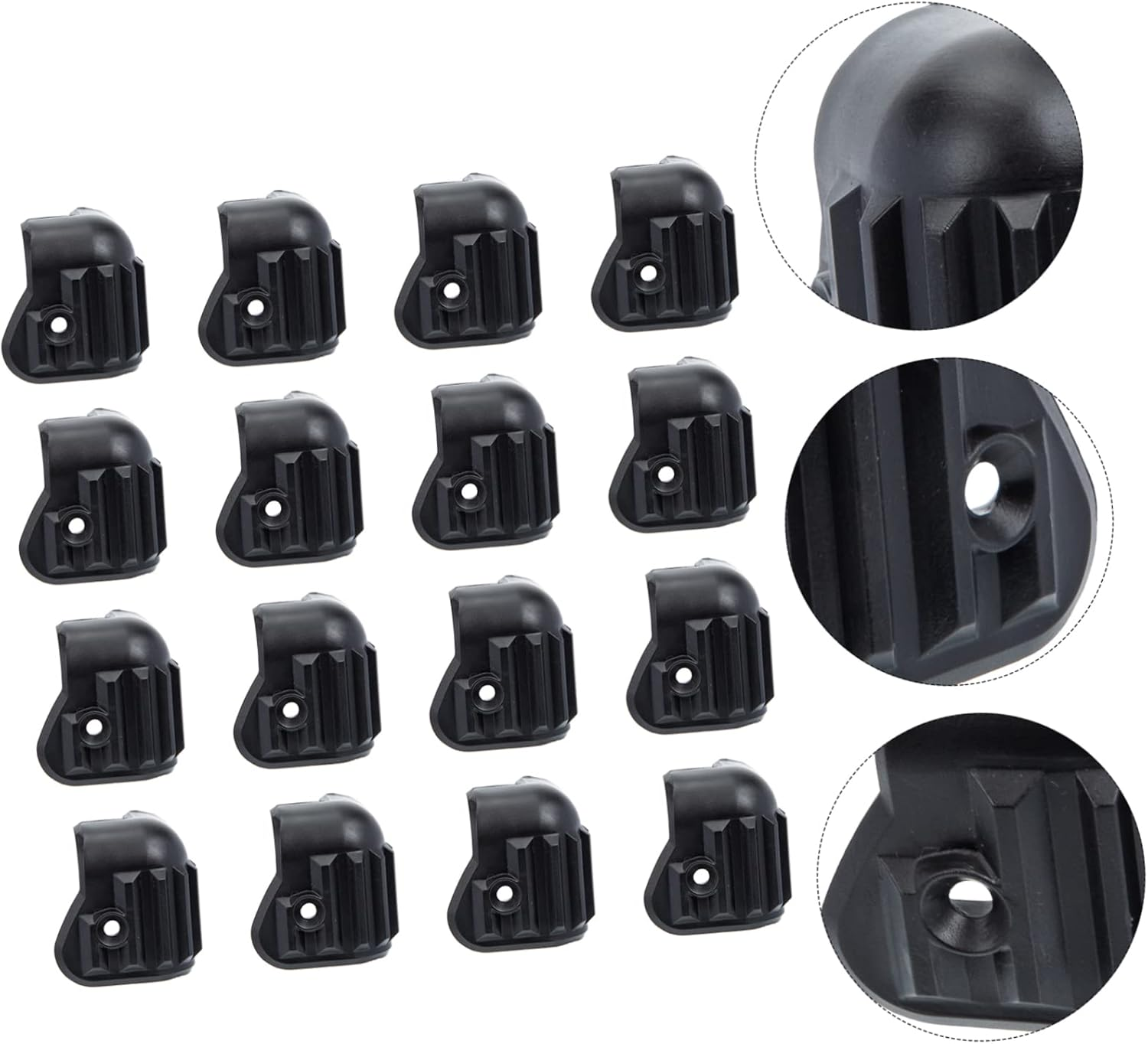 COHEALI 16Pcs Box Speaker Angle Plastic Furniture Protectors Amplifier Speaker Corner Protector Practical Corner Protector Protection Corners Speakers Cupboard Clothing, 374P549T09N image number 3