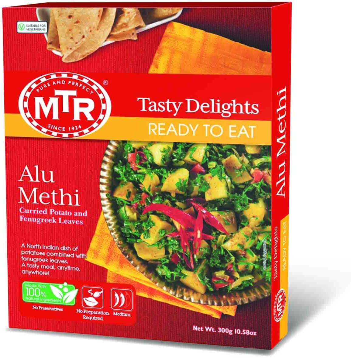MTR Ready-To-Eat Alu Methi, 300 G image number 1
