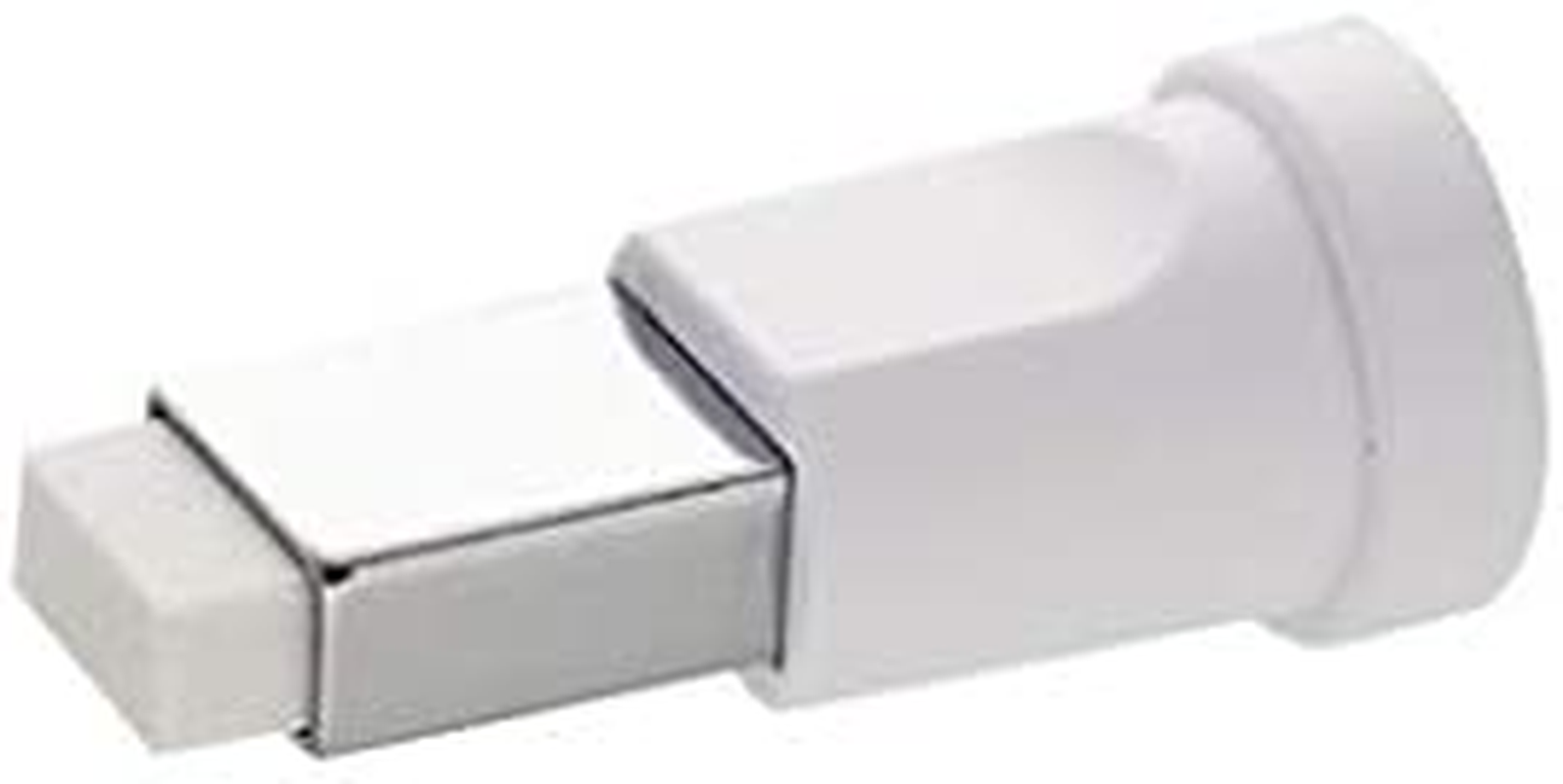 Tombow Mono Zero Silver Barrel Rectangular Eraser, 1 Pack image number 3