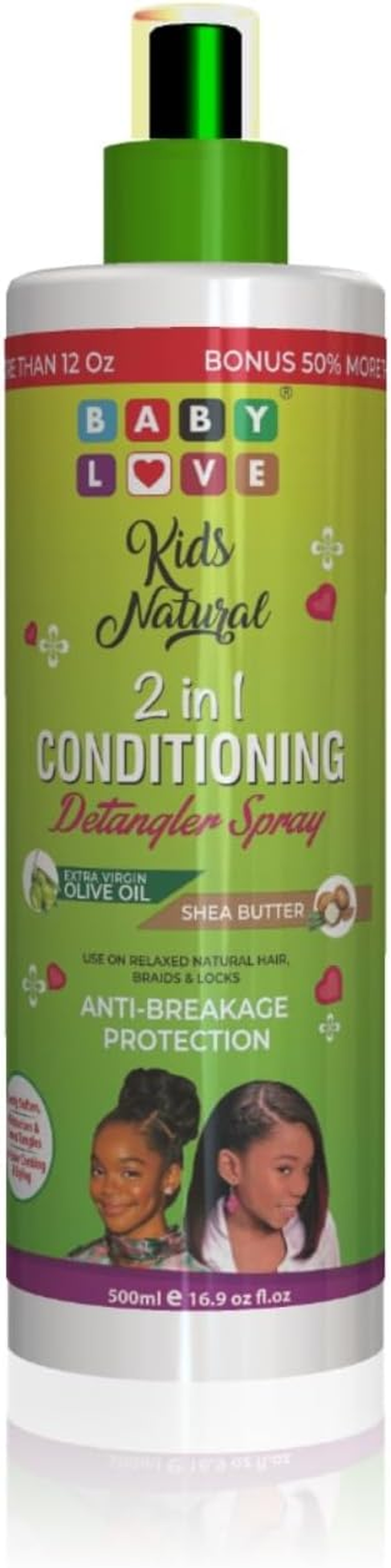 BABY LOVE KIDS NATURAL 2-IN-1 SHEA BUTTER CONDITIONING DETANGLING SPRAY 500ML image number 6