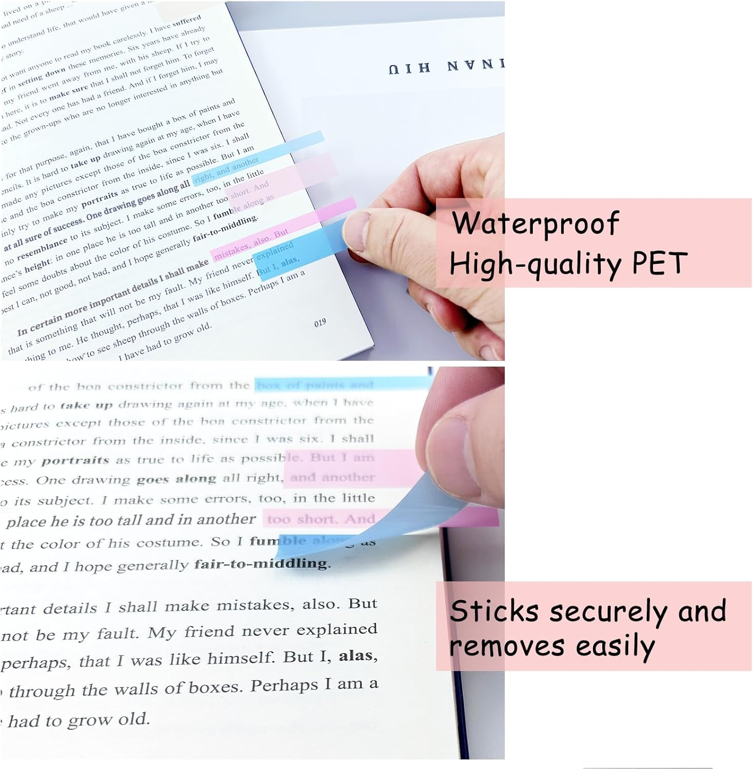 WSCHU 3400Pcs Sticky Tabs Book Tabs, Morandi Translucent Book Markers Sticky Note Tabs,Multi-Colored Writable & Repositionable Book Annotation Tabs, Page Markers, Annotation Supplies - 1120Pcs Colored Sticky Tabs image number 5