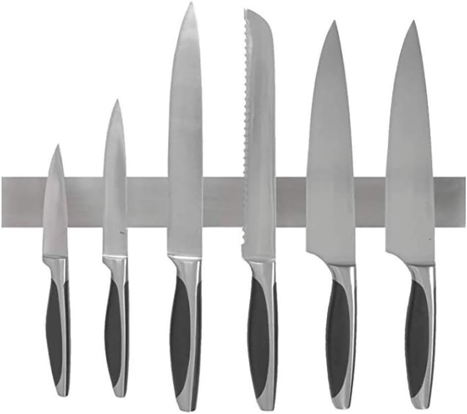 Kitchen Shelf Kitchen Free Punching Wall-Mounted 304 Stainless Steel Magnetic Knife Holder, Size:41X4X1.5Cm Kitchen Shelf