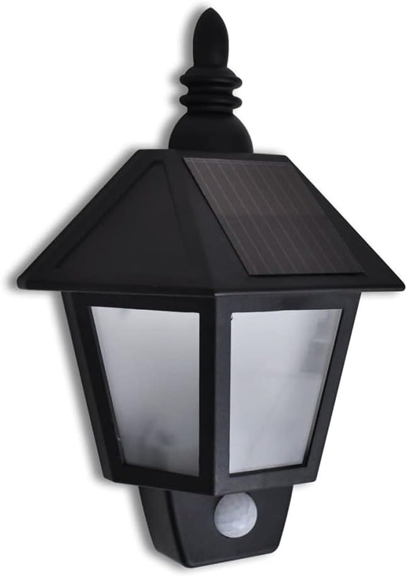Solar Wall Lamp with Motion Sensor Outdoor Lighting Waterproof Garden Security image number 1