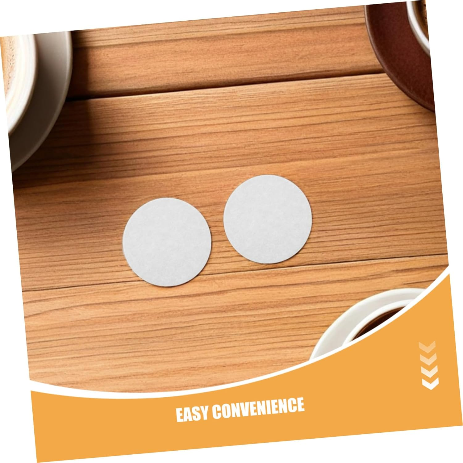 TEHAUX 600Pcs Disposable round Coffee Filter Paper for Percolators and Espresso Makers Compatible with Small Coffee Pots Single-Use Portable Filters for Camping Home Office Travel Party