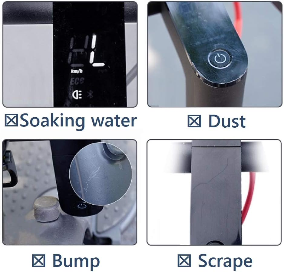 Glodorm Waterproof Dashboard Cover Shell for Ninebot Scooter Silicone Protective Case Accessories for Segway Ninebot MAX Electric Scooter image number 1