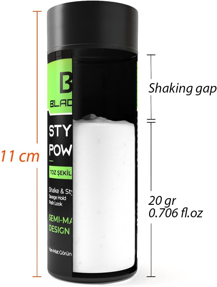Black Red&reg; Texturising Hair Styling Powder, 20 Gr: Get Invisible Texture and Volume for a Natural, Semi-Matte Look with Our Special Formula for Men and Women