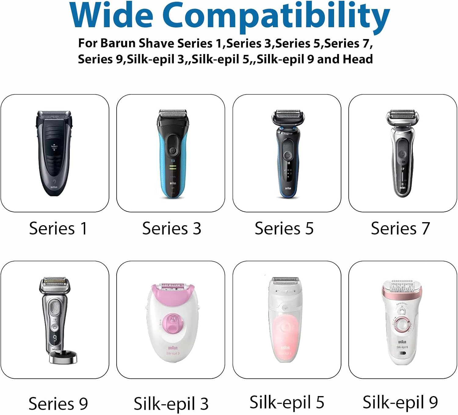 12V Shaver Charger Cable for Braun Shaver Series 9 8 7 6 5 3 1, for Braun Razor 3040S 340S 310S 9385Cc 370 720 760Cc 790Cc 720S-4 7865Cc 9090Cc 9290Cc 9330S 5018S 7020S 9095Cc 390Cc