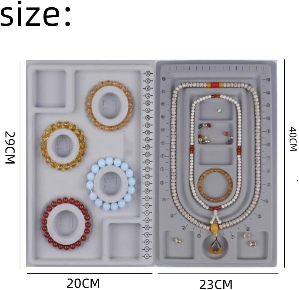 Fabselection 2Pcs Bead Chain Dial Bead Boards for Jewelry Making Bracelet image number 5