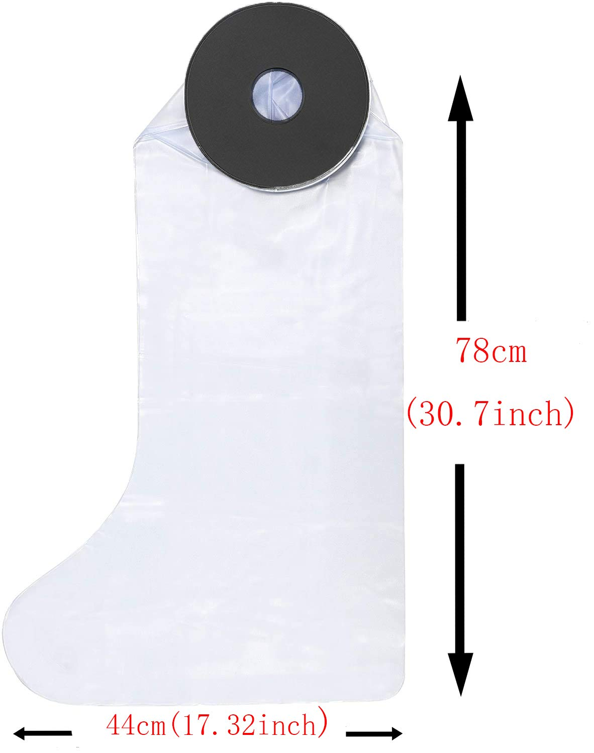 Waterproof Leg Cast Cover for Shower,Adult Full Leg Cast Shower Protector,Watertight Protection to Broken Leg, Knee, Foot, Ankle Wound, Burns Reusable image number 4