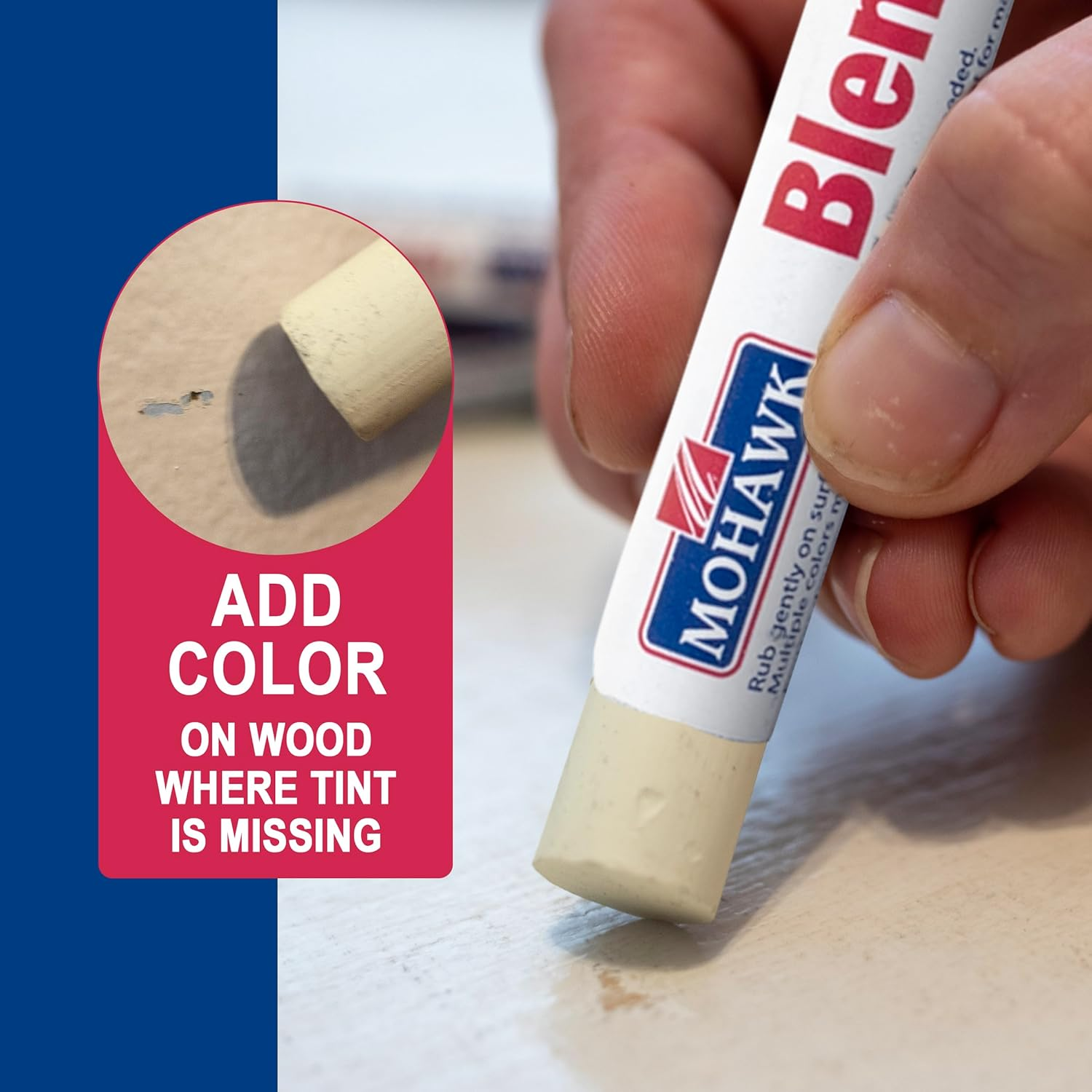 Mohawk Finishing Products Blendal Color Sticks (Antique White): Color Replacement - Blue image number 4