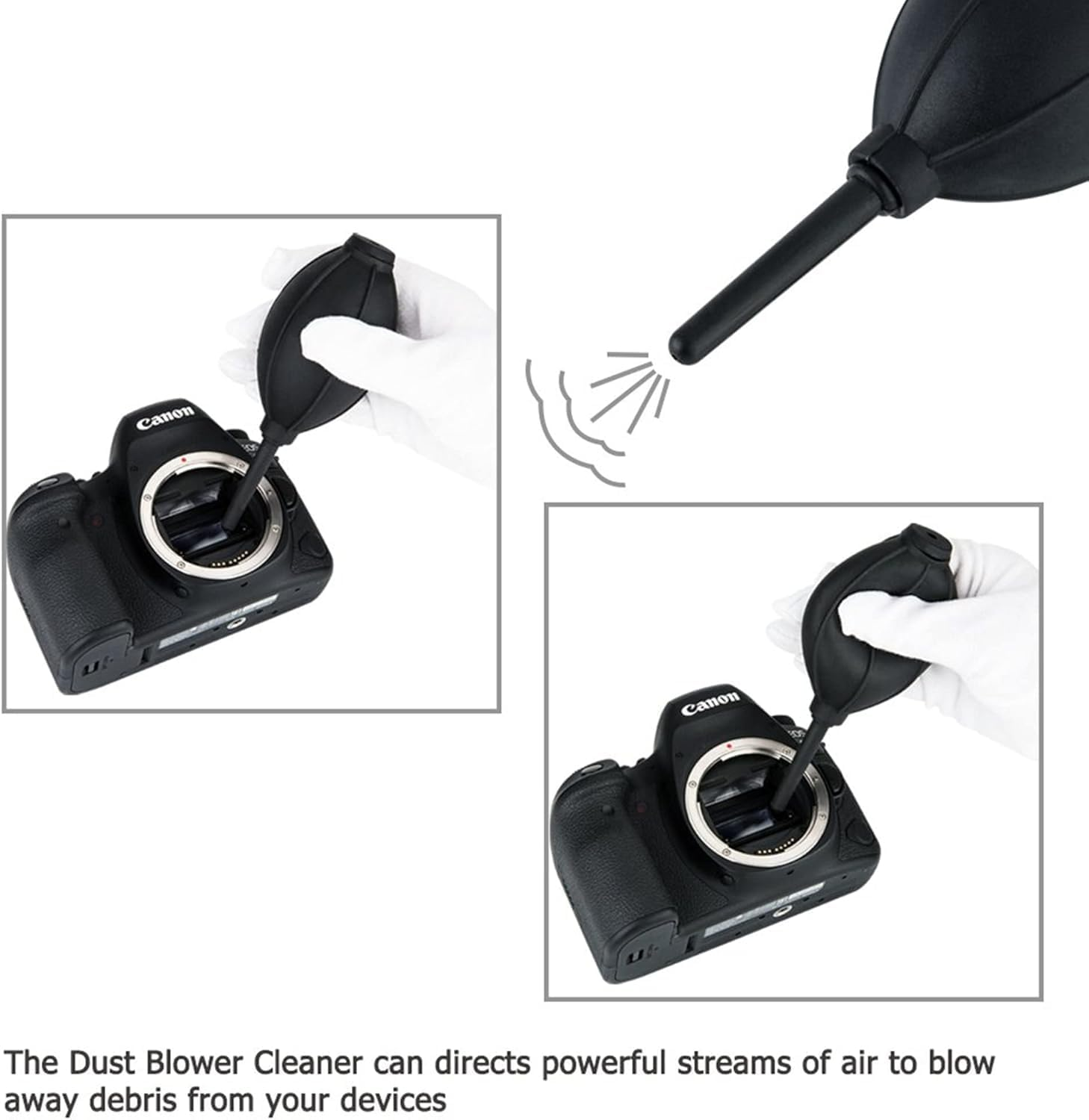 2Pack Soft Tip Silicone Air Blower Blaster Pump Dust Cleaner,Dust Blower Dust Cleaner Lens Blower Air Blaster,Air Blower Dust Cleaner with Soft Silicone Air Nozzle,Rubber Dust Blower with Soft Nozzle image number 6