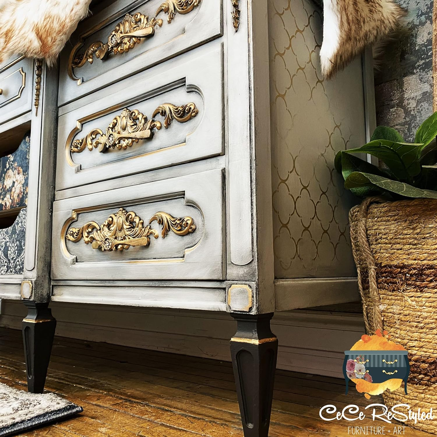 Prima Marketing Inc. Redesign with Prima Home D&eacute;cor Thorton Medallion, Multicolor, 5"X8" image number 2