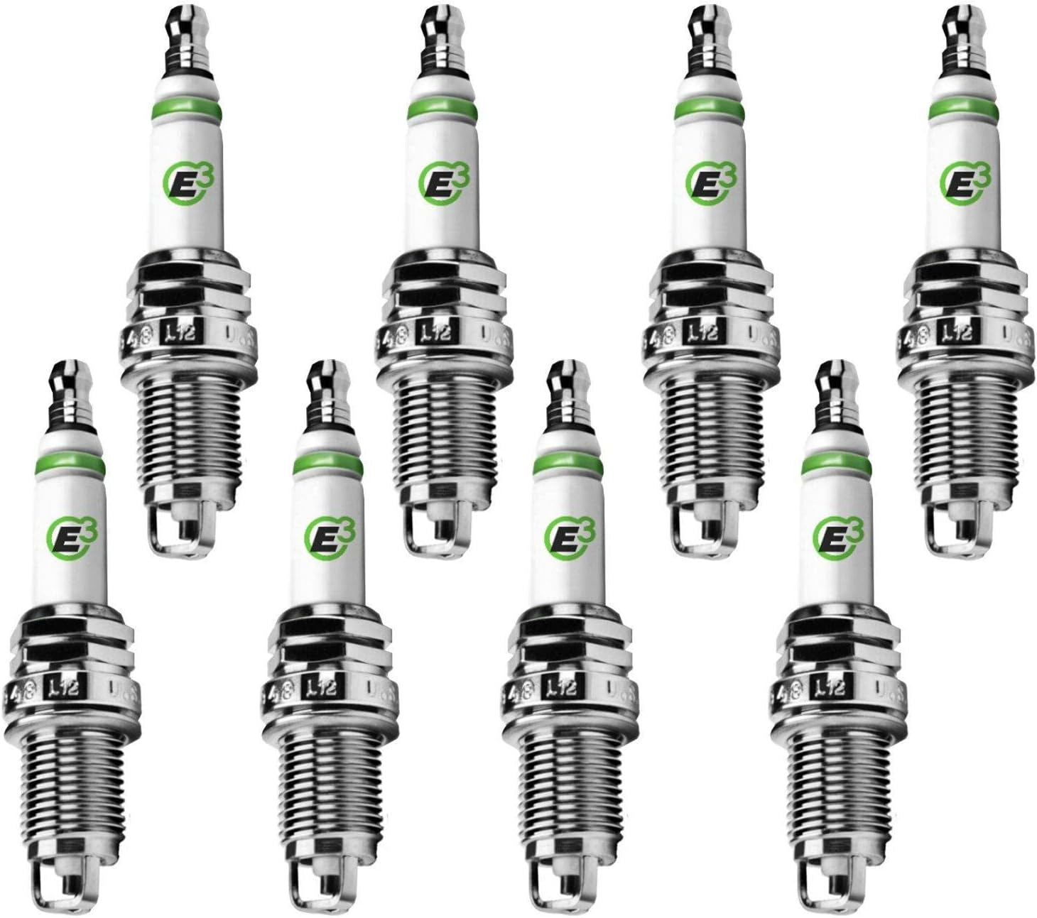 E3.48 E3 Premium Automotive Spark Plugs (8-PACK)